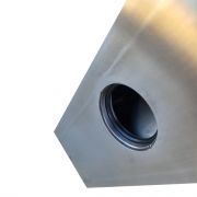 Cascata Inox 304 Sobrepor Parede 20x30 Cm - Over Wall Stetic